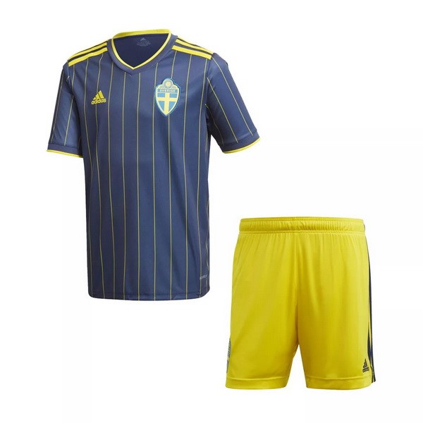Camiseta Suecia 2ª Kit Niño 2021 Azul